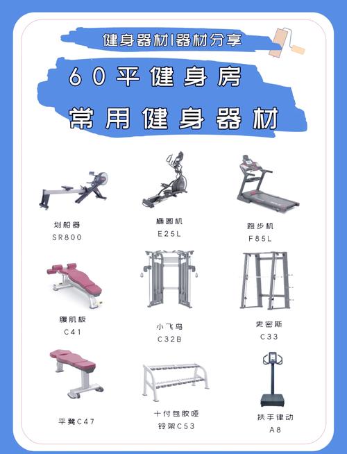 60平米小型健身中心必备器材清单